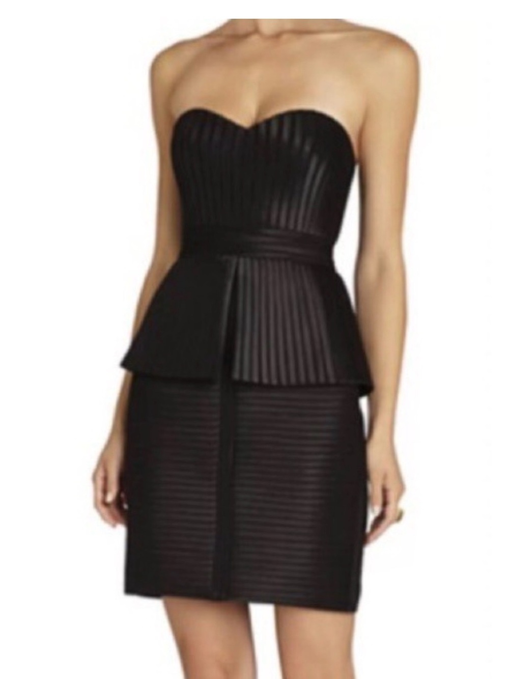 BCBGMaxAzria Karina Strapless Dress in Black, NWT